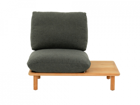 Apple Bee Sling Loungesessel Ablage links aus Teakholz 108cm