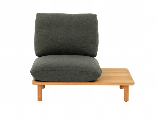 Apple Bee Sling Loungesessel Ablage links aus Teakholz 108cm