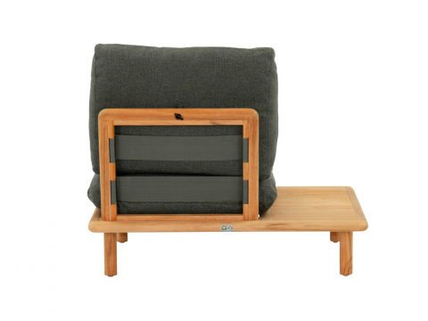 Apple Bee Sling Loungesessel Ablage rechts aus Teakholz 108cm