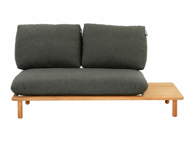 Apple Bee Sling 2-Sitzer Sofa Ablage links ca. 175cm aus Teakholz