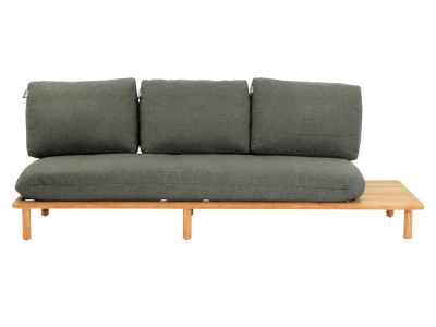 Apple Bee Sling 3-Sitzer Sofa Ablage links ca. 242cm aus Teakholz