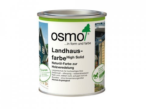 Osmo Landhausfarbe Mittelbraun 2606, 0,75l