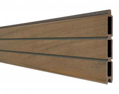 GrojaSolid Rhombus Einzelprofil 1,9x30x180cm Teak co-extrudiert