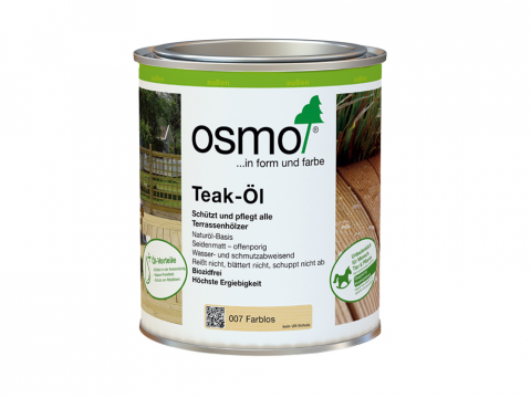 Osmo Teak-Öl 007 farblos, 0,75l