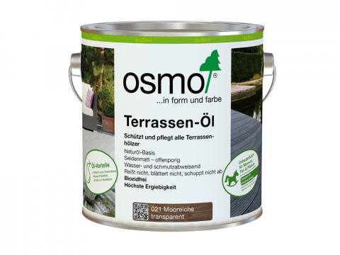 Osmo Terrassen-Öl 021 Mooreiche, 2,5l 24,64 EUR/L; 4006850759477