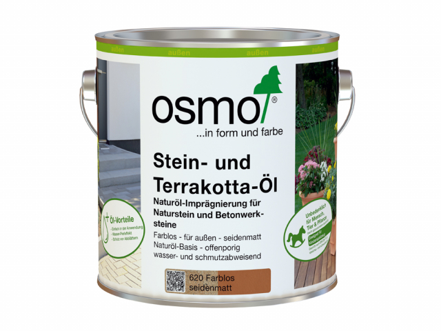 Osmo Stein- und Terrakotta-Öl 620 farblos, 2,5l