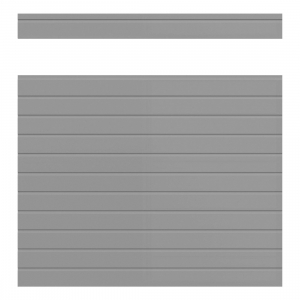 Osmo Alu Fence Steckzaun Grau Creativ 180x179cm ohne Designelement! Osmo Alu Fence Steckzaun Grau Creativ 180x179cm ohne Designelement!