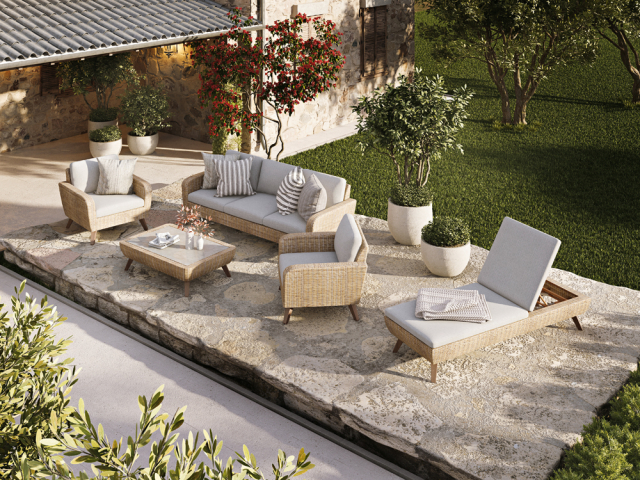 Royal Garden Riviera Loungetisch 120x80cm