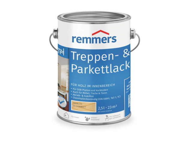 Remmers Treppen- und Parkettlack farblos-seidenmatt, 2,5l