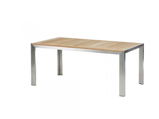 Diamond Garden Siena Tisch Edelstahl, Teak Natur 180 x 90cm