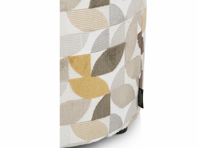 COCO Maison Elite Pouf Hocker, Creme