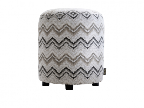 COCO Maison Lush Pouf Hocker, Anthrazit