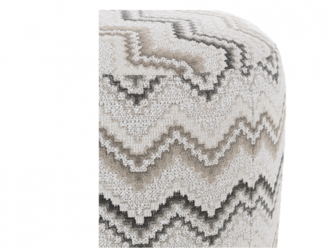 COCO Maison Lush Pouf Hocker, Anthrazit