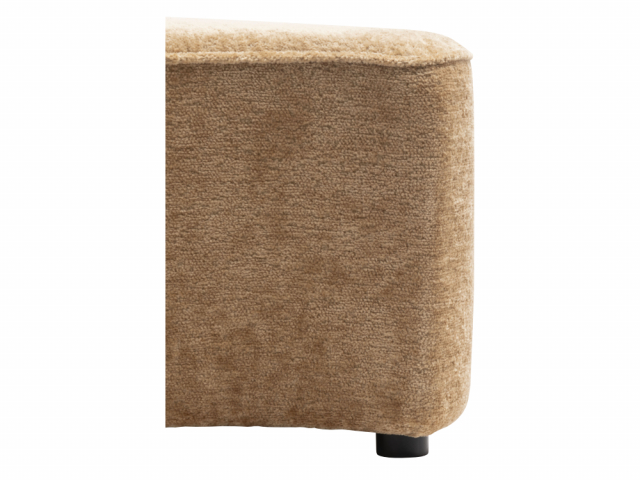 COCO Maison Roan Pouf Hocker Mond, Ockergelb