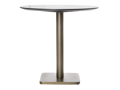 COCO Maison Brest Bistrotisch Stone Anthrazit Gold 80cm