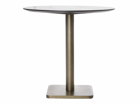 COCO Maison Brest Bistrotisch Stone Anthrazit Gold 80cm