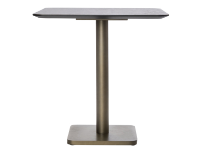 COCO Maison Brest Bistrotisch Stone Anthrazit Gold 75x75cm