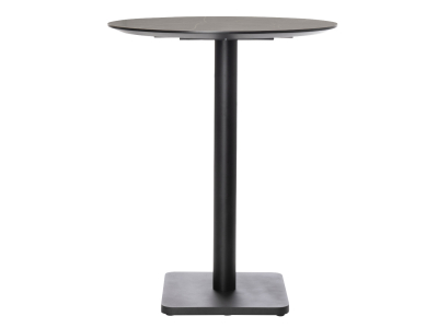 COCO Maison Brest Bartisch Marble Light Grey Schwarz 80cm