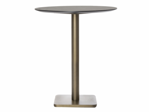 COCO Maison Brest Bartisch Stone Anthrazit Gold 80cm