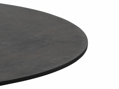 COCO Maison Brest Bartisch Stone Anthrazit Schwarz 80cm