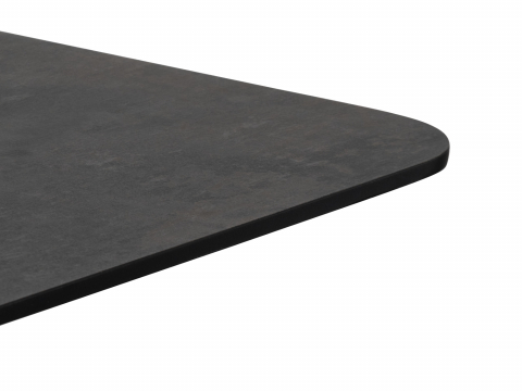 COCO Maison Brest Bartisch Stone Anthrazit Schwarz 120x75cm