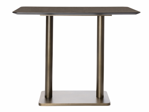 COCO Maison Brest Bartisch Stone Rust Gold 120x75cm