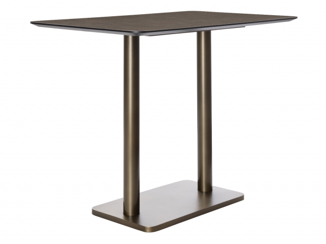 COCO Maison Brest Bartisch Stone Rust Gold 120x75cm