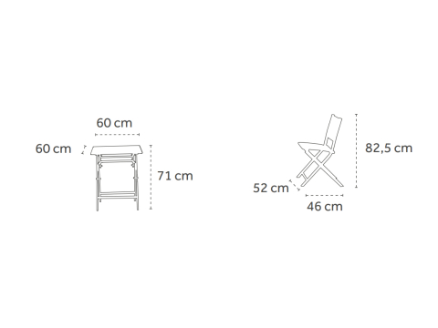 Creador Kebo 3-teiliges Bistro Set