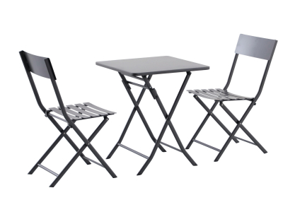 MWH Lido Bistro Set Iron Grey