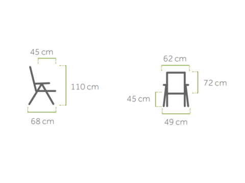 MWH Kedline Positionssessel Iron Grey