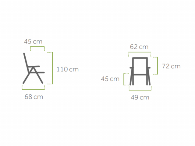 MWH Kedline Positionssessel Iron Grey