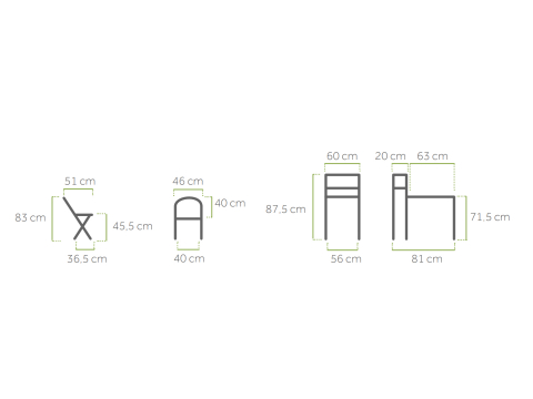 MWH Rodu Balkon Set Iron Grey