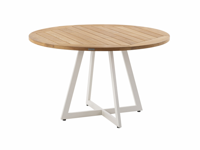 Niehoff Milan Gartentisch 125cm, Ivory Teak