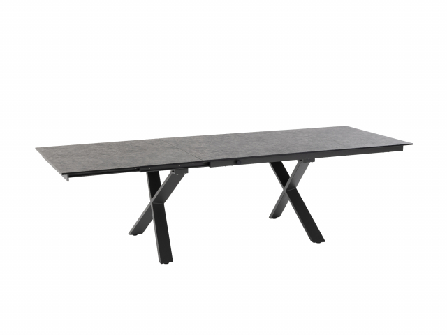 Niehoff Strato Ausziehtisch HPL X-Gestell, 180-280cm x 95cm