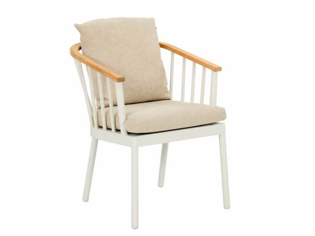 Apple Bee Condor Dining Armchair Alu Oyster