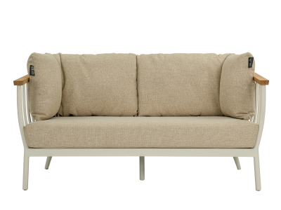 Apple Bee Condor Lounge Sofa 2-Sitzer Aluminium Oyster 150cm Apple Bee Condor Lounge Sofa 2-Sitzer Aluminium Oyster 150cm