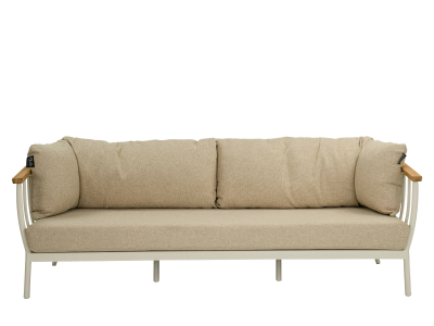 Apple Bee Condor Lounge Sofa 3-Sitzer Aluminium Oyster 217cm Apple Bee Condor Lounge Sofa 3-Sitzer Aluminium Oyster 217cm