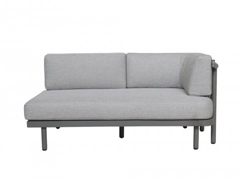 Apple Bee Maui Sofa links 155cm Taupe