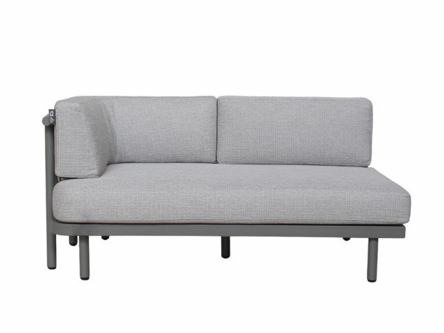 Apple Bee Maui Sofa rechts 155cm Taupe