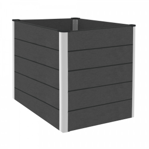 GrojaSolid BPC Hochbeet Cube 70x70x75cm<br>anthrazitgrau