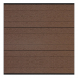 Elephant Steckzaun Fusion WPC braun, Leiste anthrazit 180x174cm Elephant Steckzaun Fusion WPC braun, Leiste anthrazit 180x174cm