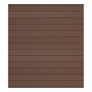 Elephant Steckzaun Fusion 200 WPC braun, Leiste anthrazit 180x188cm Elephant Steckzaun Fusion 200 WPC braun, Leiste anthrazit 180x188cm